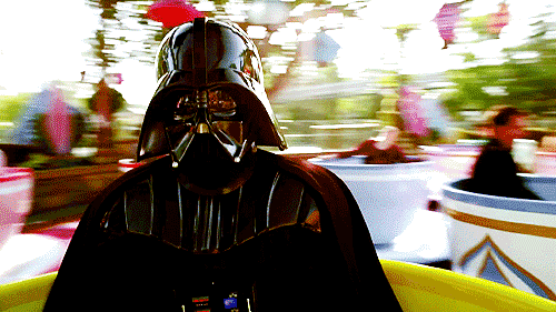 Darth Vader no parquinho de diversões