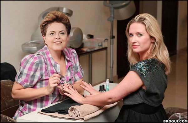 Dilma tem cara de manicure