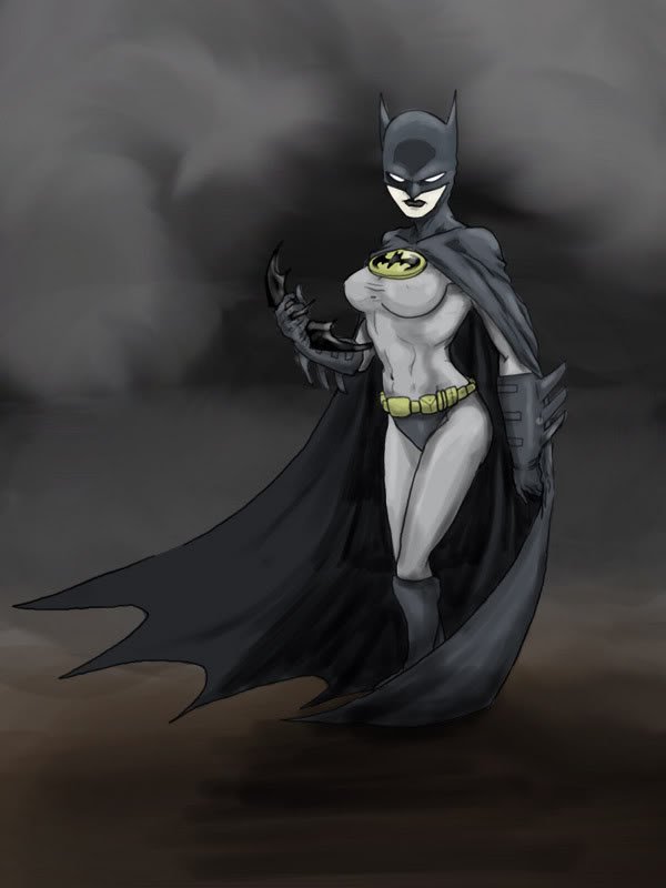 Versão feminina de personagens - female batman