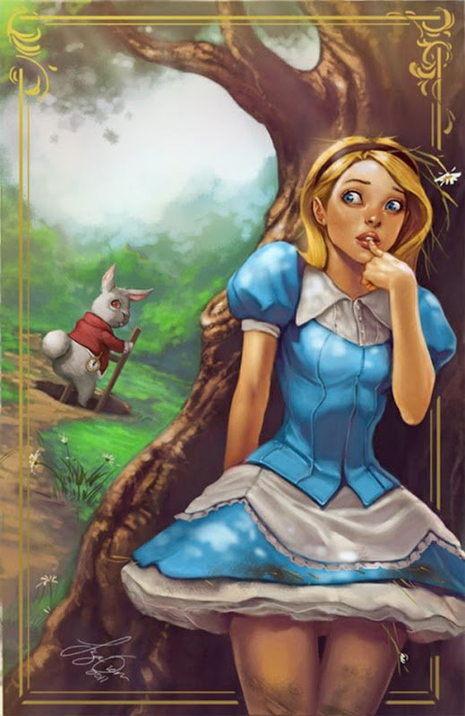 Alice no país das maravilhas de um jeito que você nunca viu