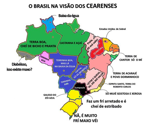 mapa do brasil na visao dos cearenses