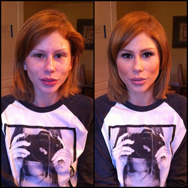 Atrizes porno antes e depois da maquiagem (63)