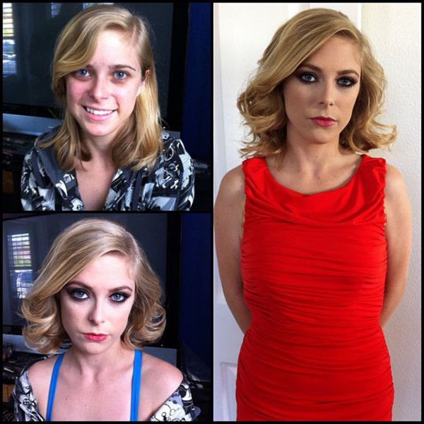 Atrizes porno antes e depois da maquiagem (65)