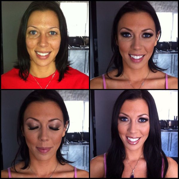 Atrizes porno antes e depois da maquiagem (77)