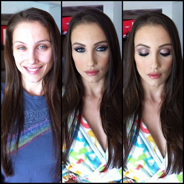 Atrizes porno antes e depois da maquiagem (81)
