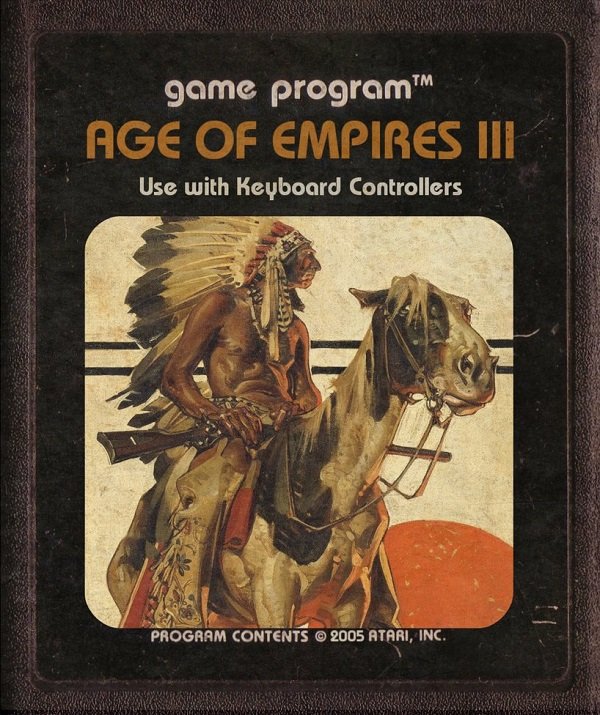 Jogos modernos em versões cartuchos de Atari  (1)