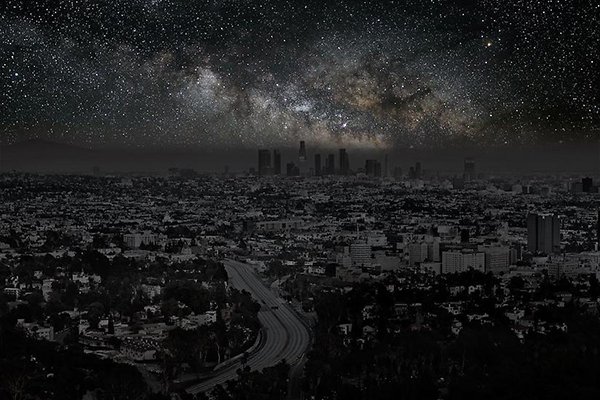 Poluição iluminosa - Los Angeles