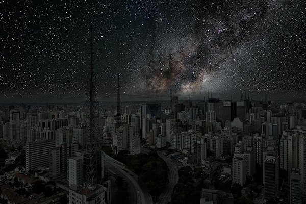 Poluição iluminosa - Sao Paulo