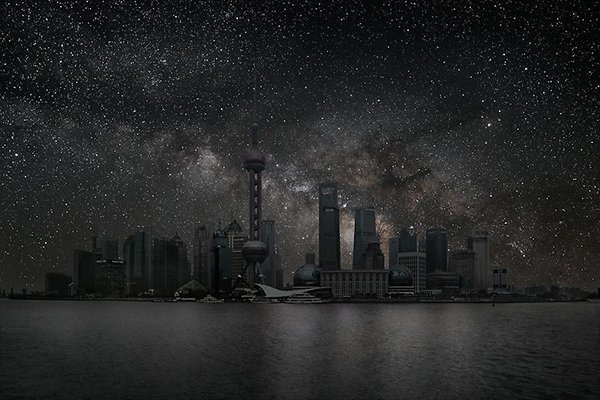 Poluição iluminosa - Shanghai (2)