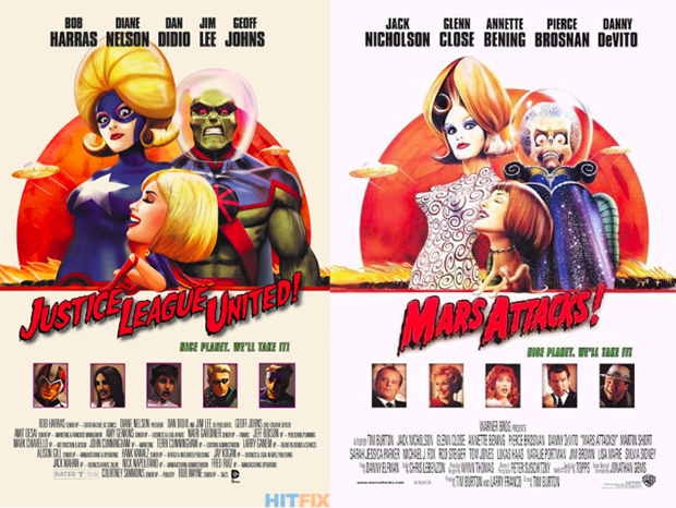 Personagens da DC em posteres de filmes famosos (12)