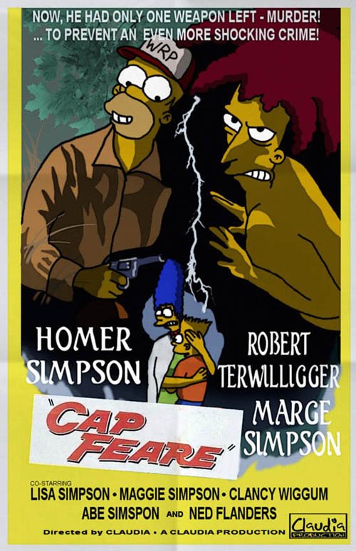 Posters de filmes no universo Simpsons 10