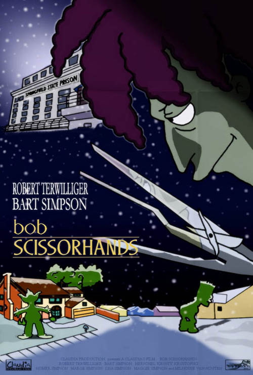 Posters de filmes no universo Simpsons 12