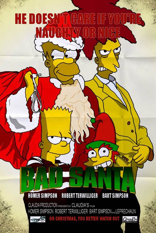 Posters de filmes no universo Simpsons 16