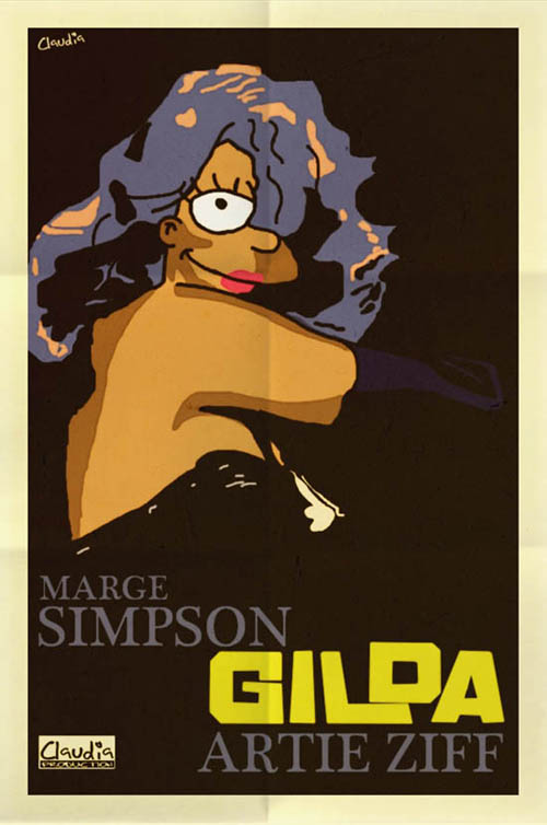 Posters de filmes no universo Simpsons 17
