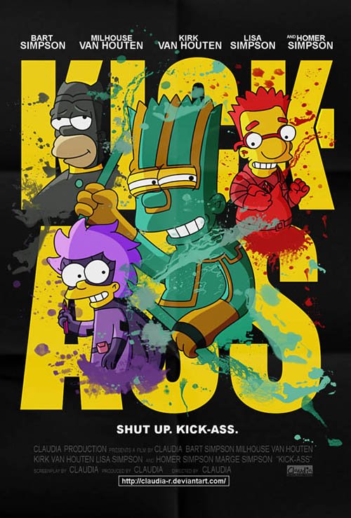 Posters de filmes no universo Simpsons 6