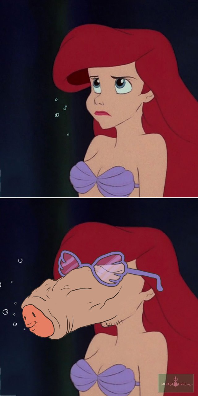 Princesas da Disney como se fossem meu pau de oculos (1)
