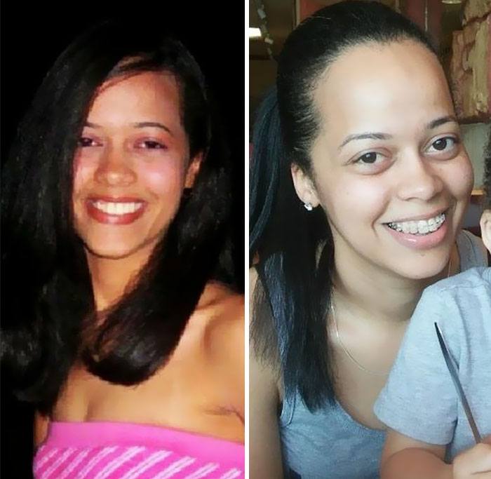 Pais mostram fotos de antes e depois de terem filhos 11