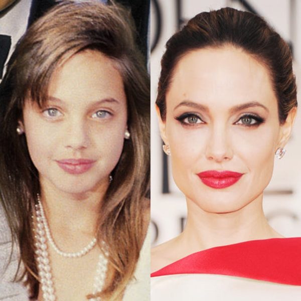 Curiosidades sobre Angelina Jolie antes e depois