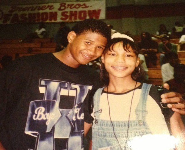Pessoas que conheciam celebridades antes da fama - Usher
