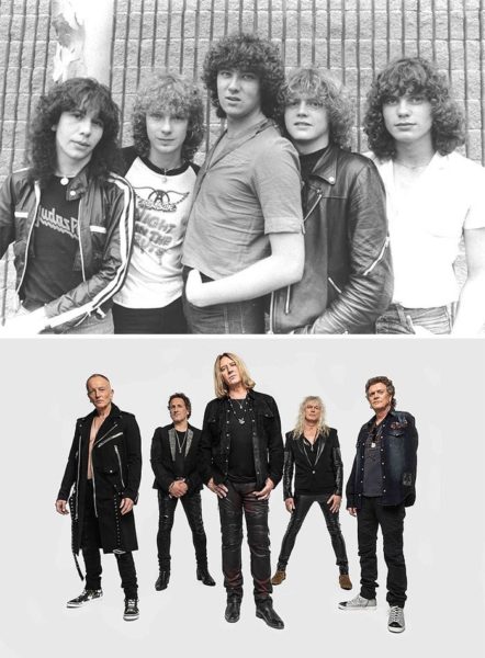 O antes e depois de algumas bandas famosas no cenário da música