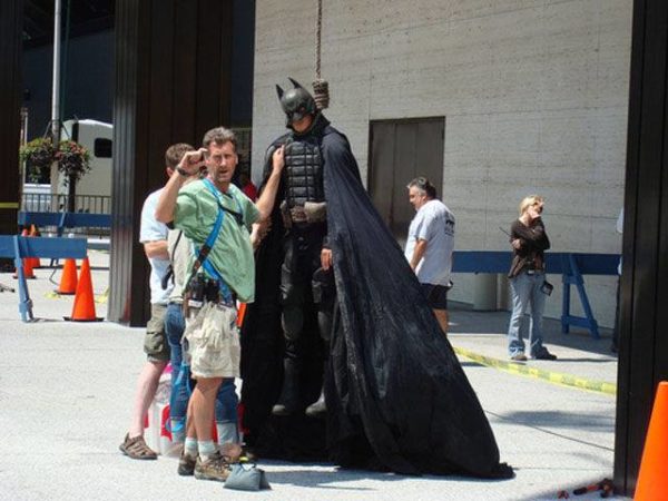 Nostalgia: imagens dos bastidores de Batman - O Cavaleiro das Trevas