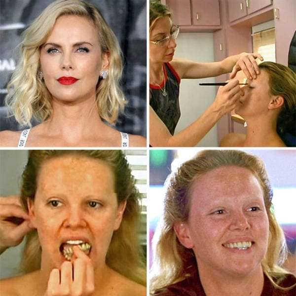 Fotos mostram a magia da maquiagem em Holywood