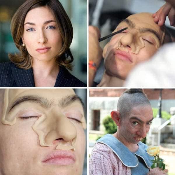 Fotos mostram a magia da maquiagem em Holywood 