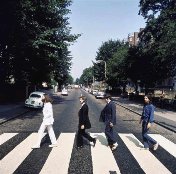 The Beatles bastidores da foto do álbum Abbey Road