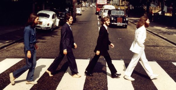 The Beatles bastidores da foto do álbum Abbey Road 