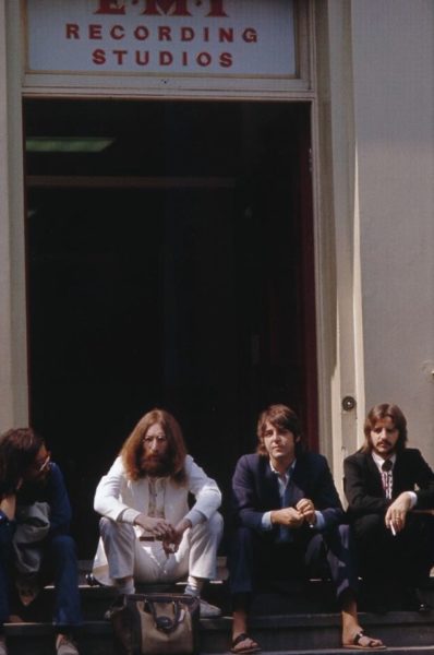 The Beatles bastidores da foto do álbum Abbey Road 