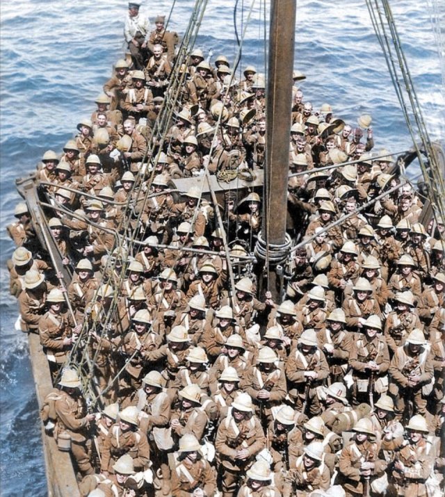 Fotos coloridas da Primeira Guerra Mundial 12