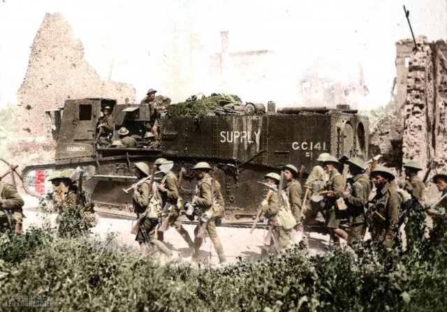 Fotos coloridas da Primeira Guerra Mundial 30