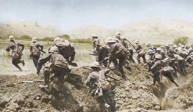 Fotos coloridas da Primeira Guerra Mundial 32