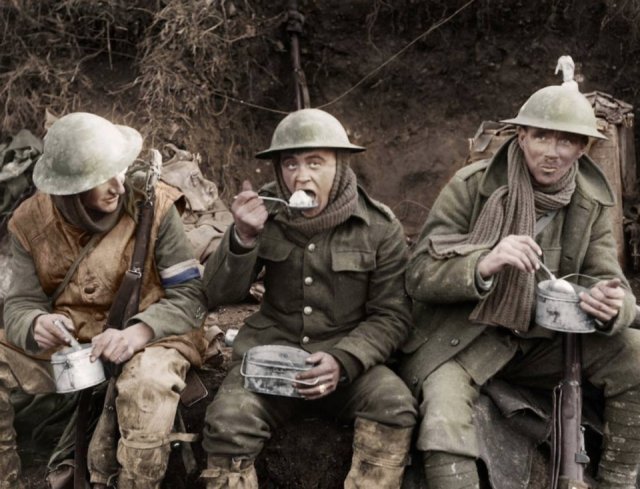 Fotos coloridas da Primeira Guerra Mundial 35