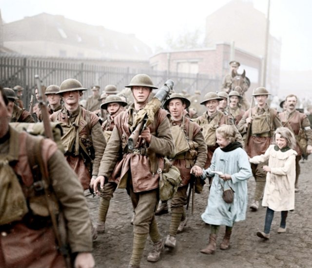 Fotos coloridas da Primeira Guerra Mundial 45
