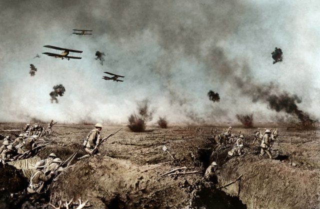 Fotos coloridas da Primeira Guerra Mundial 7