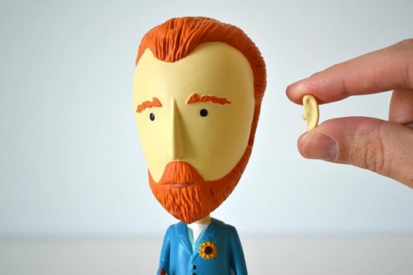 Confira o primeiro Action Figure de Van Gogh com direiro à orelha removível
