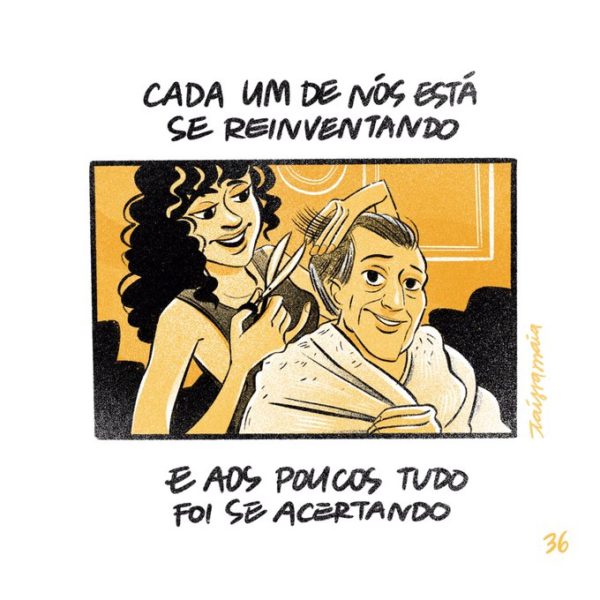 Taíssa Maia: artista faz ilustrações emocionantes sobre a morte da avó por Covid-19