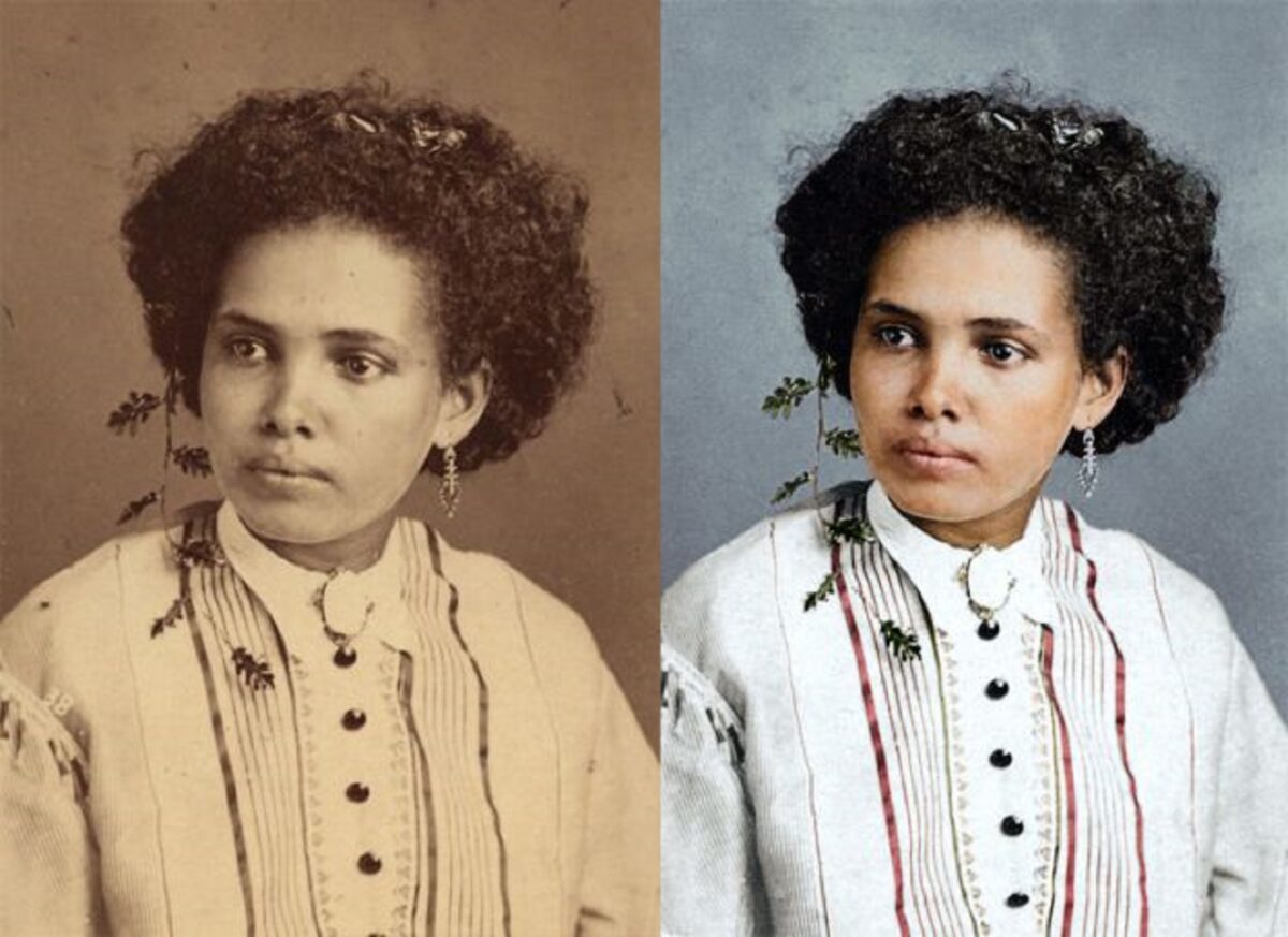 Marina Amaral artista digital restaura fotos tiradas antes da abolicao da escravidao 2