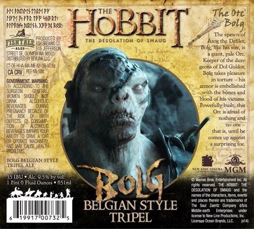 cervejas inspiradas no filme O Hobbit 2