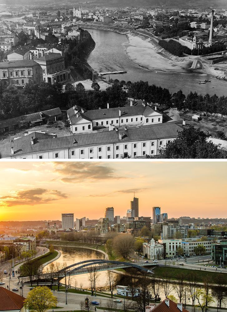 Antes e depois de alguns lugares pelo mundo 19