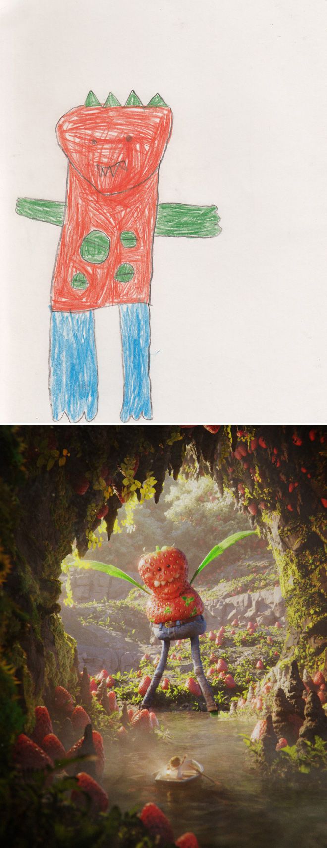 Em projeto Monster Project artistas recriam desenhos feitos por criancas 11