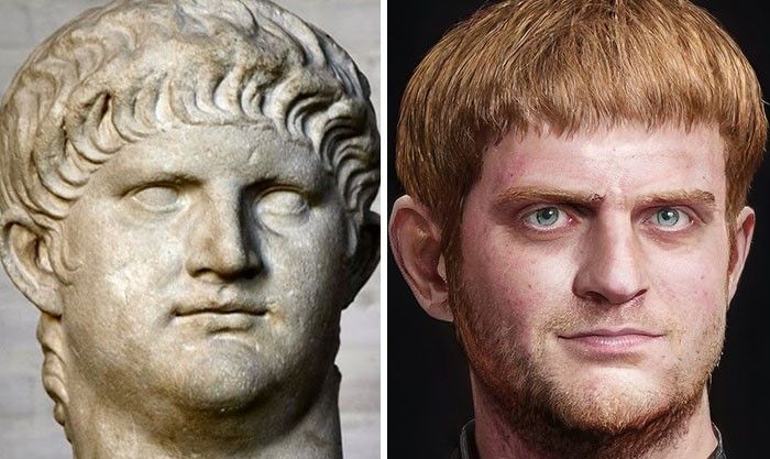 Imperadores romanos recriados atraves de inteligencia artificial 1