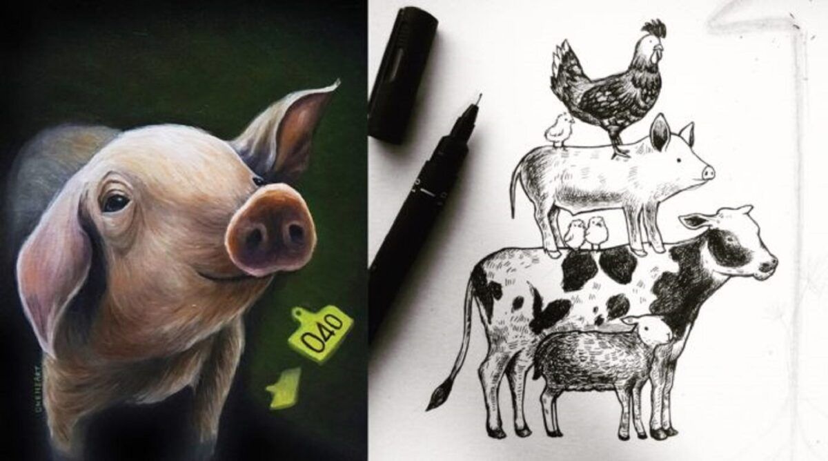 Samantha Fung chinesa cria ilustracoes para estimular compaixao pelos animais 2