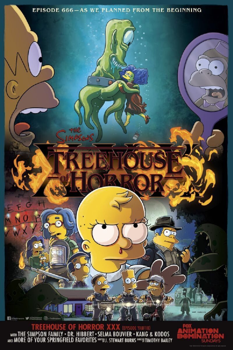 Episodios de Halloween de Os Simpsons serie ganha especial para exibir os Treehouse of Horror 6