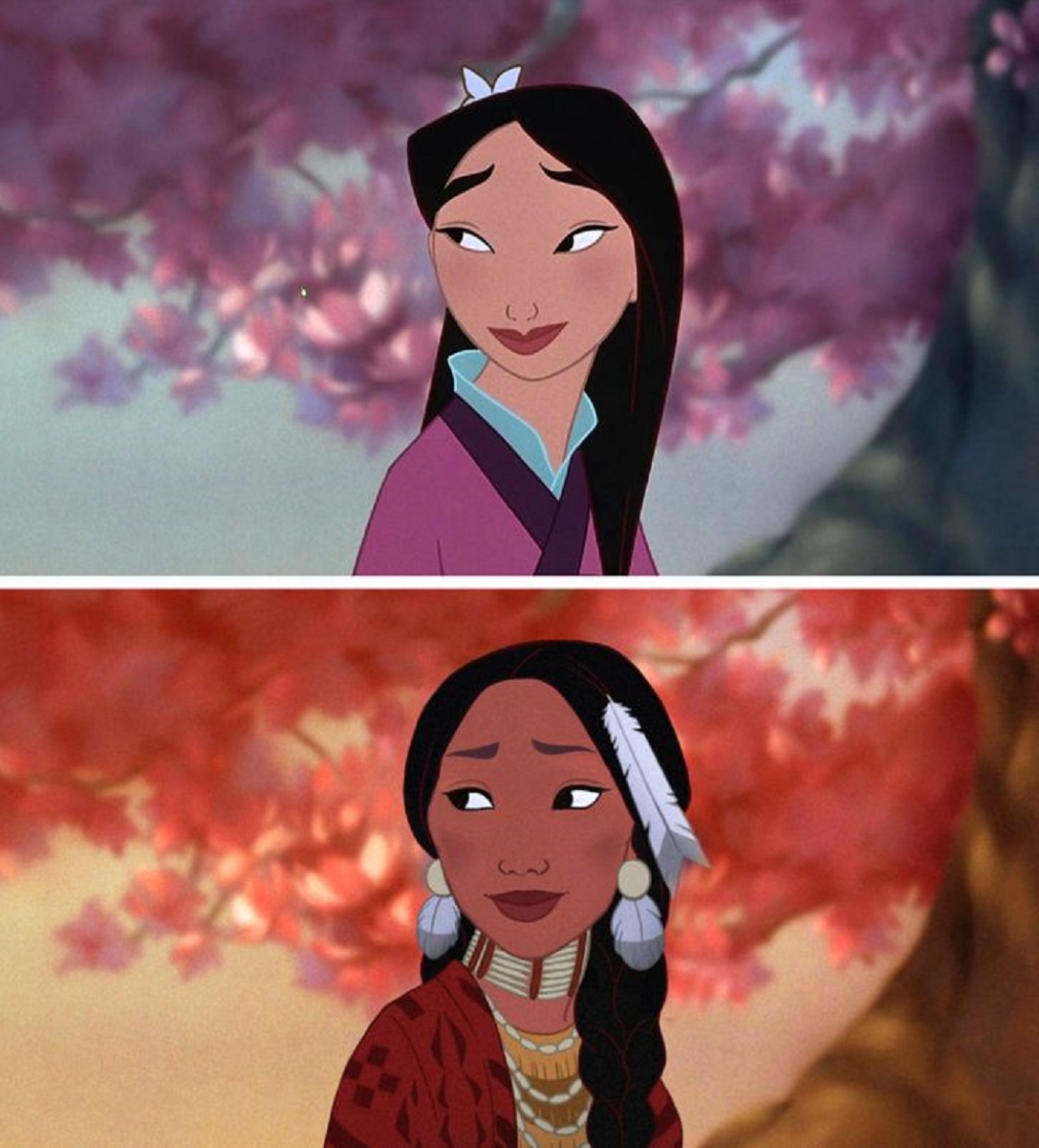 Let There Be Doodles projeto mostra como seriam algumas princesas da Disney com etnias diferentes 14