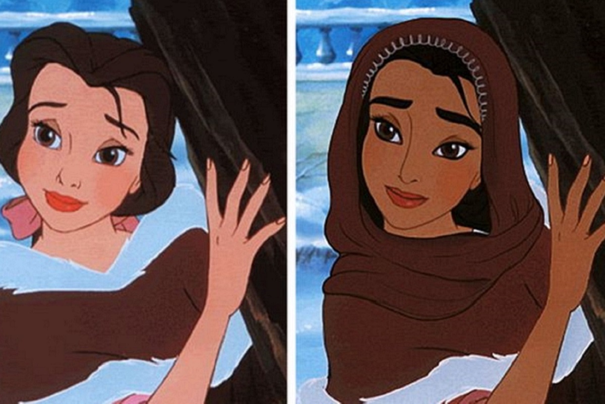 Let There Be Doodles projeto mostra como seriam algumas princesas da Disney com etnias diferentes 4 Copia