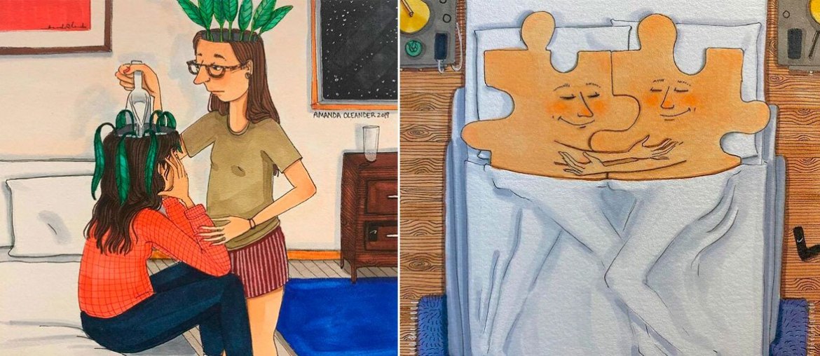 Amanda Oleander essas ilustracoes sobre relacionamentos longos vao te fazer pensar 1