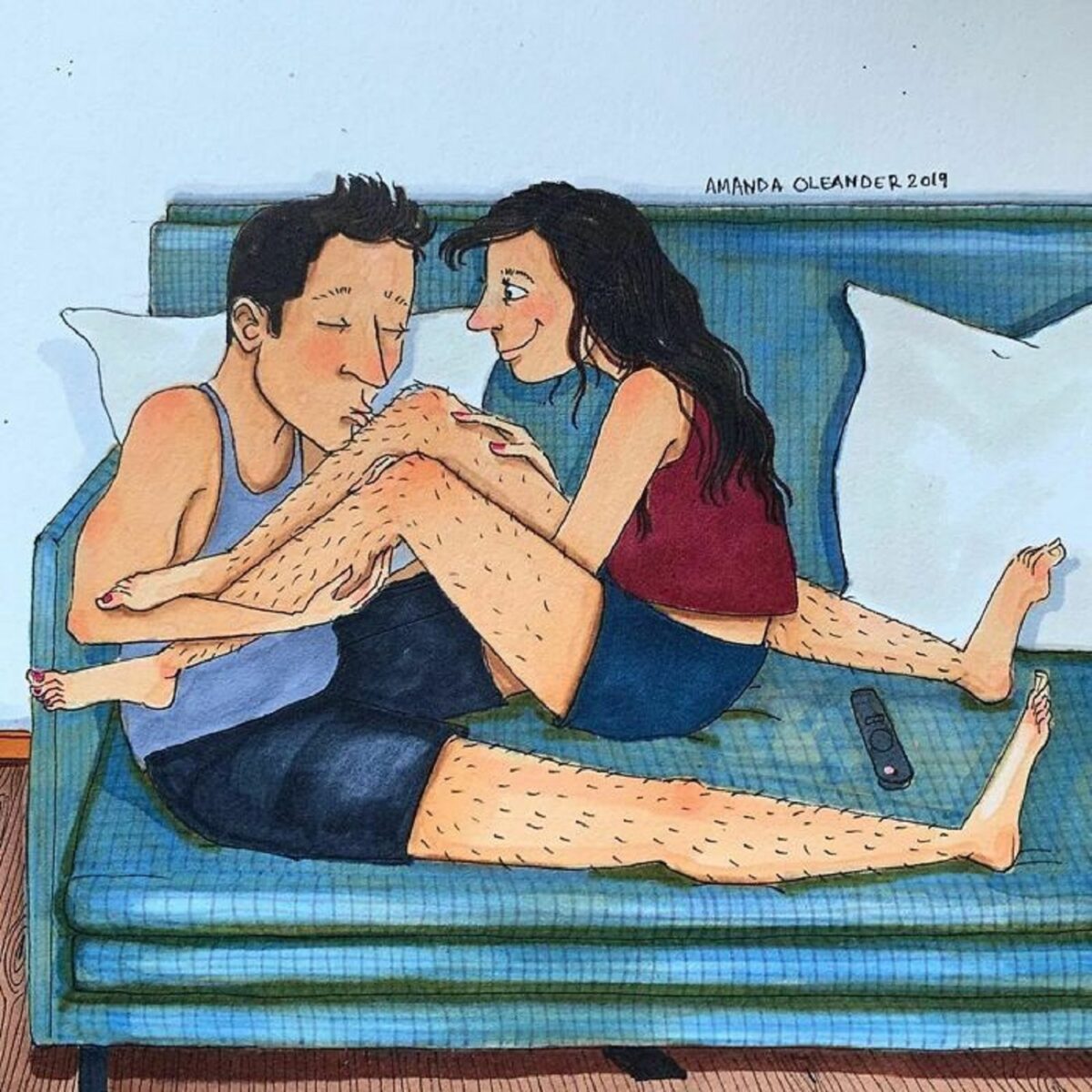 Amanda Oleander essas ilustracoes sobre relacionamentos longos vao te fazer pensar 8