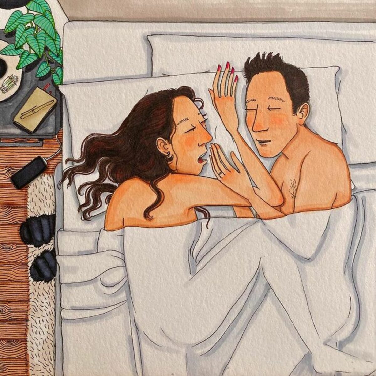 Amanda Oleander essas ilustracoes sobre relacionamentos longos vao te fazer pensar 9